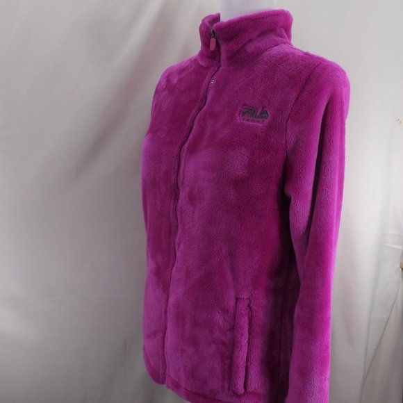 Fila Jackets & Blazers - LN Fila Fuchsia Ultra Lush Plush Fleece Jacket M